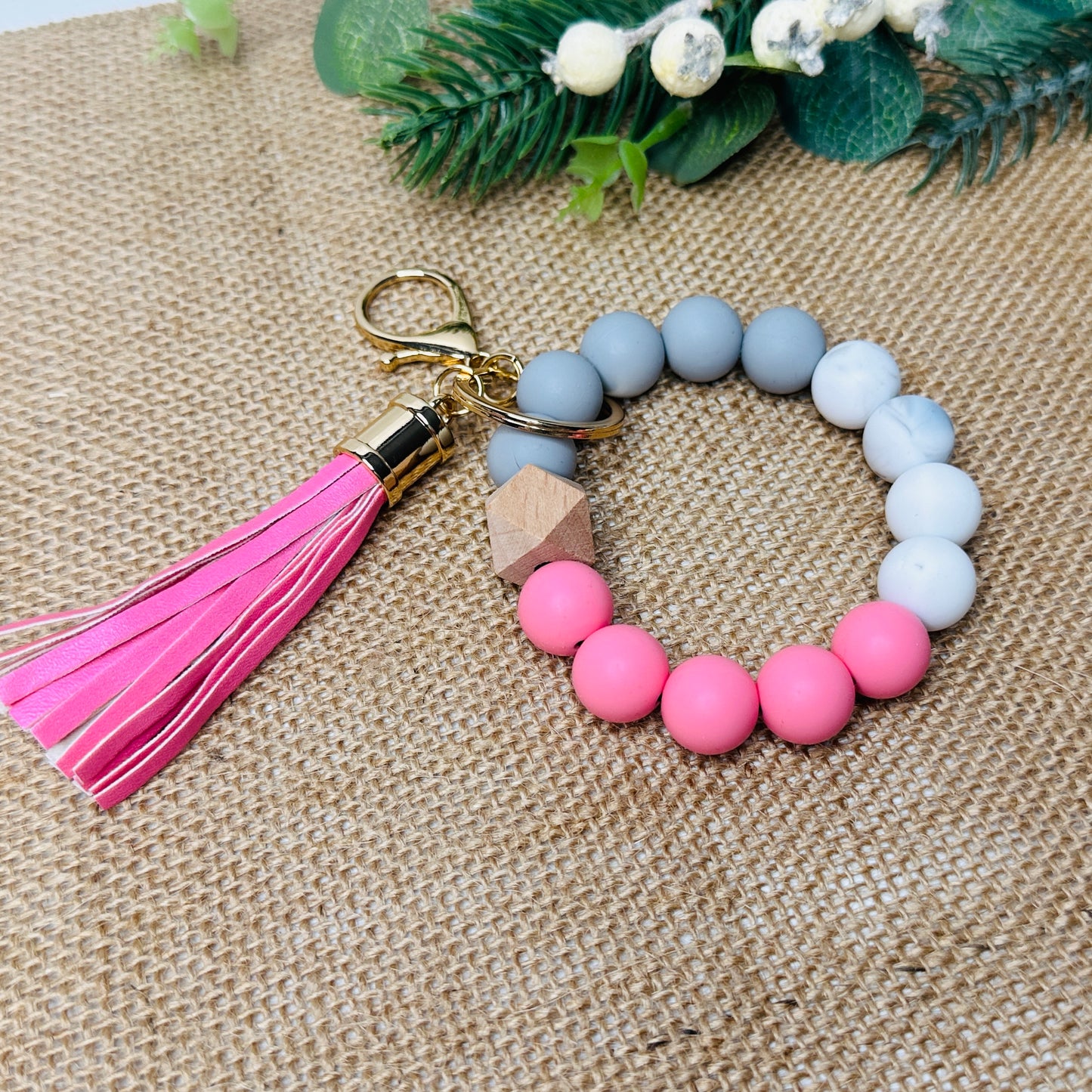 beaded silicone bracelet accessories