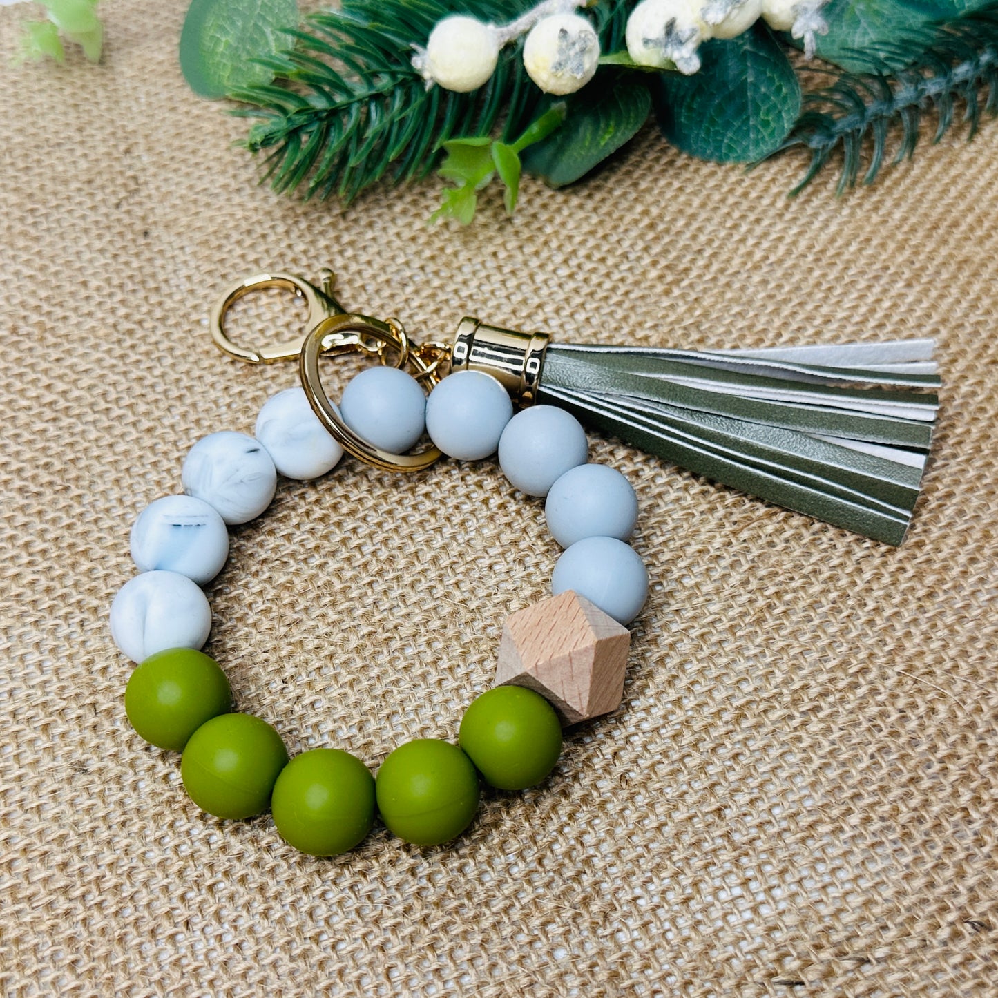 beaded silicone bracelet accessories