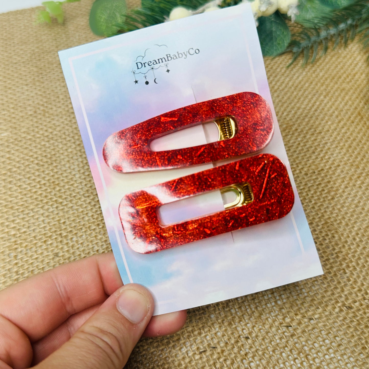 resin hair clip accessory