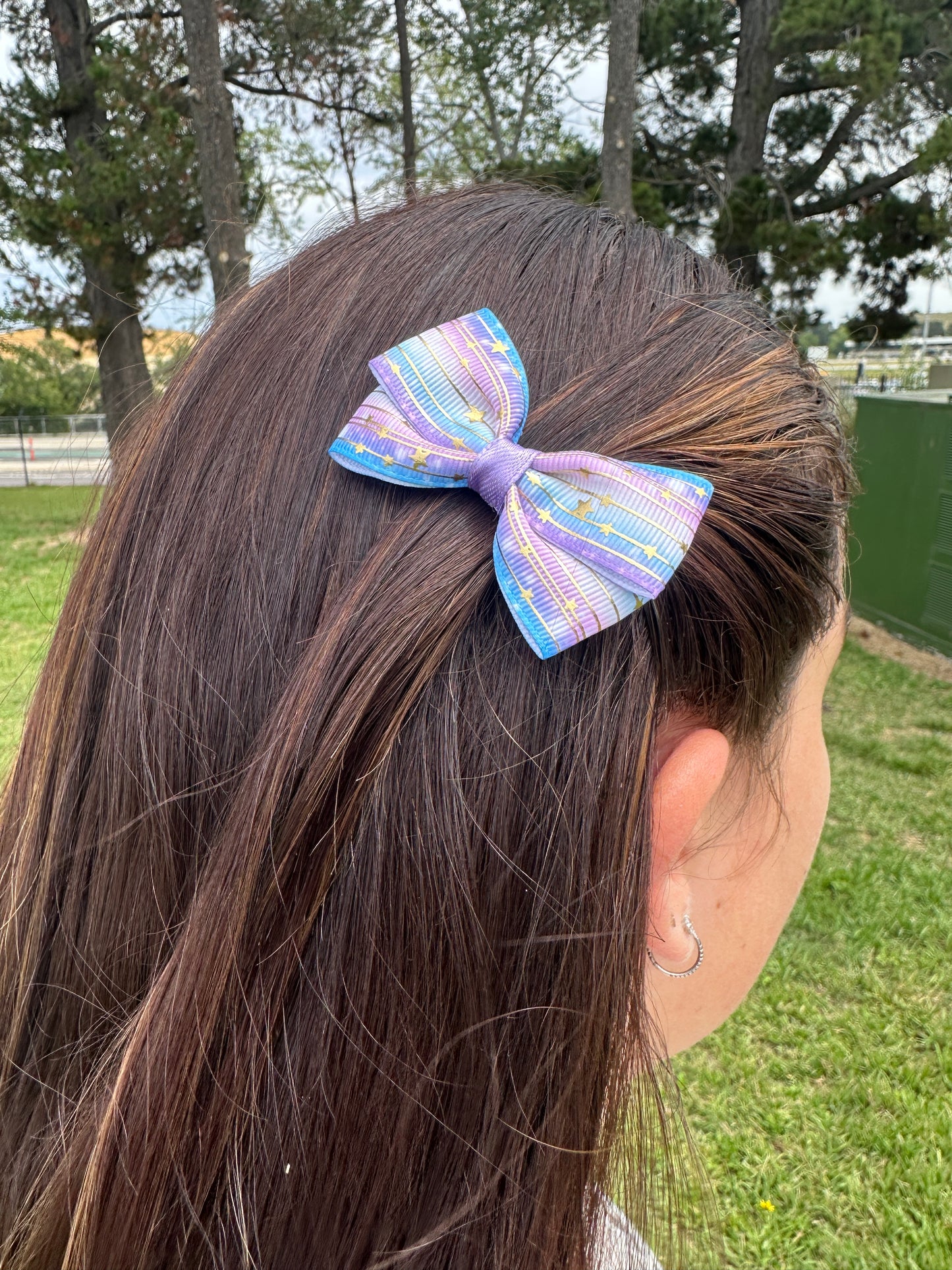 kids hair accessory bow clip set
