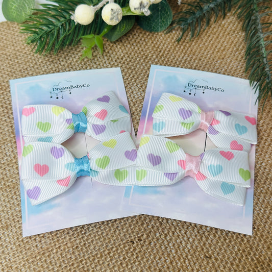 kids hair accessory bow clip set