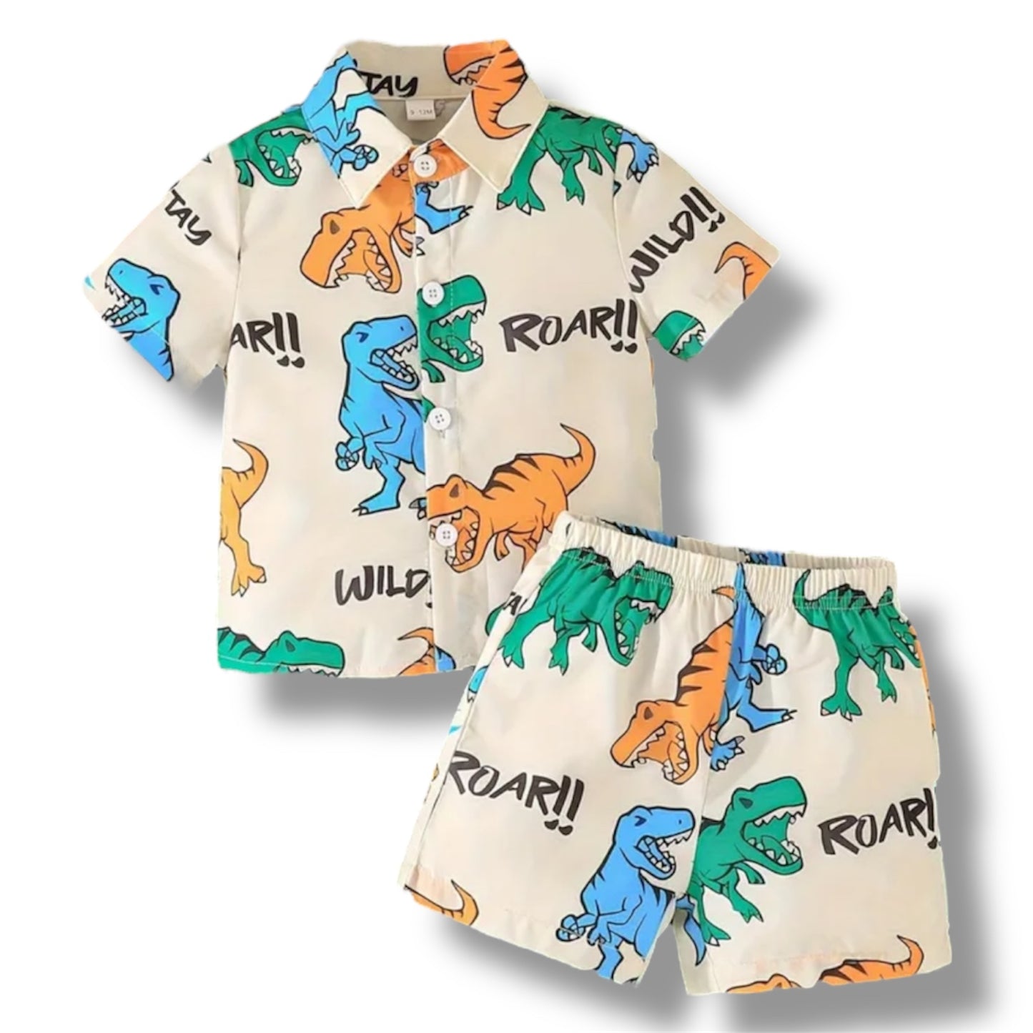 Roar - Button Up + Shorts