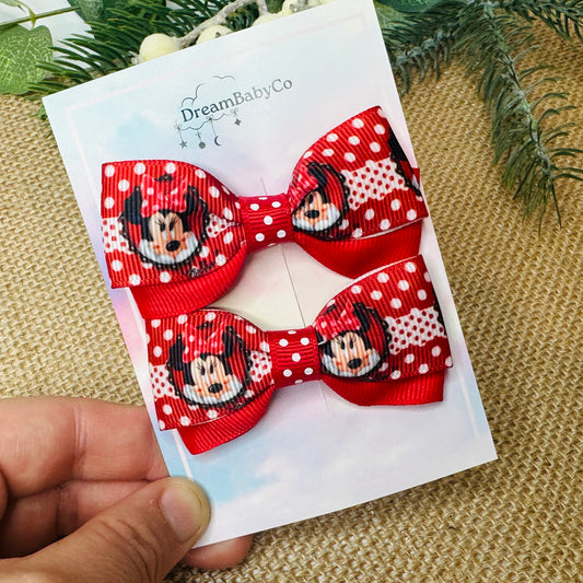 kids hair accessory bow clip set