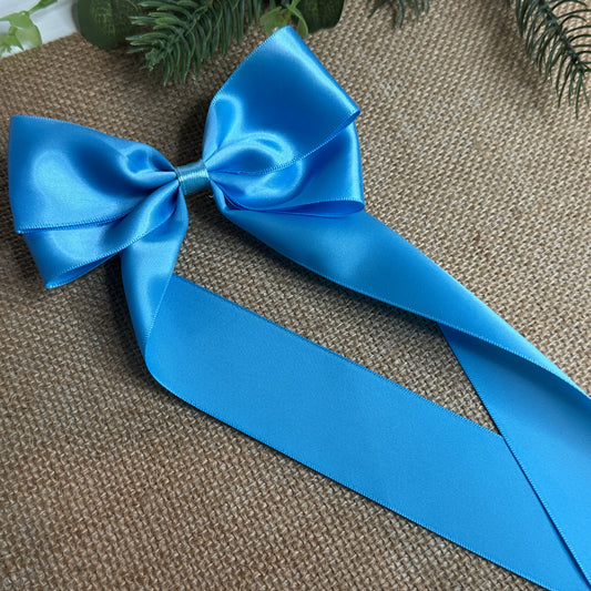 Sky Blue Deluxe Bow