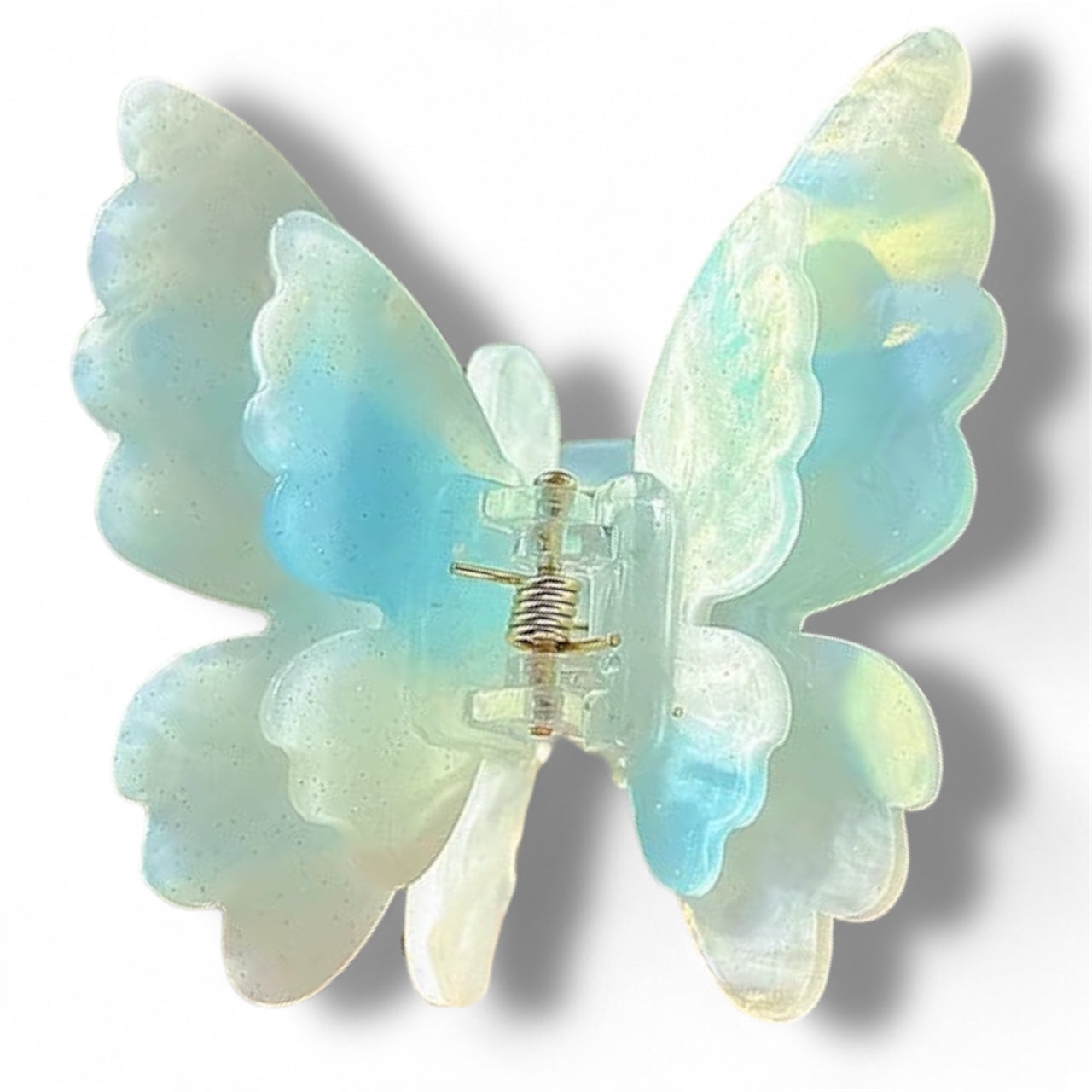 Sweet Colour Changing Butterfly Hair Claw Summer Fairy Hair for Women Girl Clip